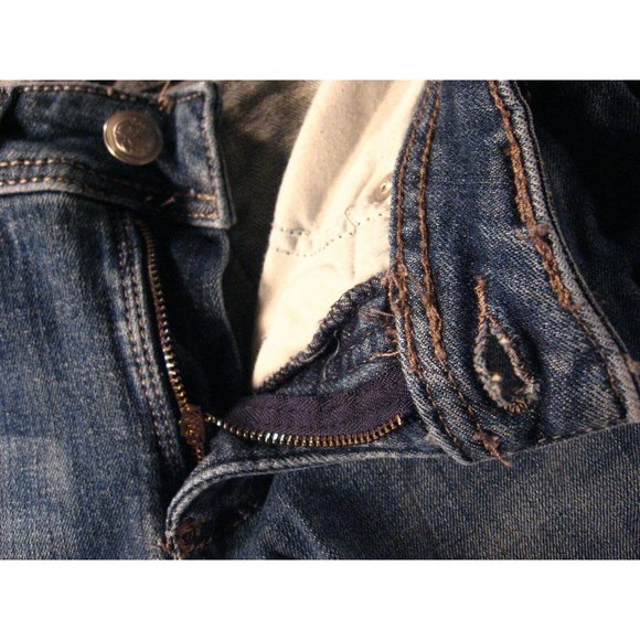 Lee Slender Secret Lower On The Waist Womens Sz 6M Blue Denim Bootcut - Picture 6 of 9